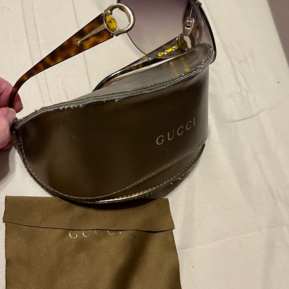 SOLD**** Authentic Gucci Bamboo Sunglasses GG 2875/S tortoise - Picture 11 of 15